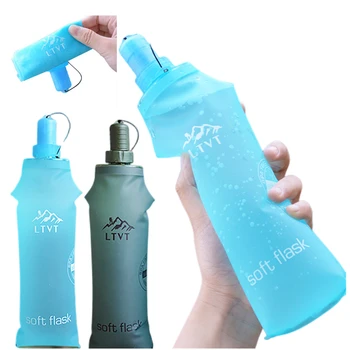 150/250/500ml Pehme Pudel Kokkuklapitavad BPA Vaba Vedelikku Vee Pudel Väljas Töötab Matkamine, Jalgrattasõit