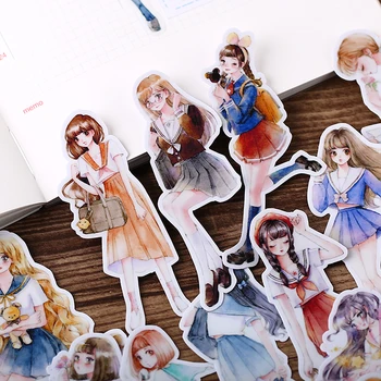19pcs Anime tüdruk kleebised/Scrapbooking Kleebised /Dekoratiivne Kleebis /DIY Käsitöö Foto Albumid