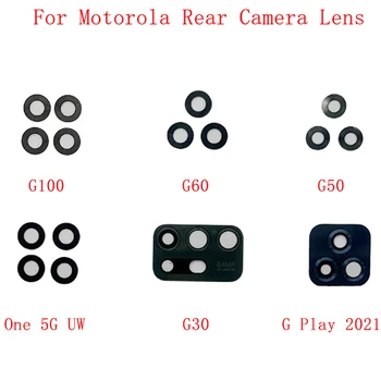 2 Komplekti Taga, tagumine Kaamera Objektiivi Klaasi Motorola Moto G100 G60 G50 G30 Üks 5G UW G Mängida 2021 Kaamera Klaas Objektiivi Parandus Osad
