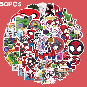 25/50TK Disney Cartoon Movie Spider-Man ja Tema Hämmastav Sõbrad, Kleebised Mitte Korrata Kitarr Graffiti Cartoon Kids Mänguasi