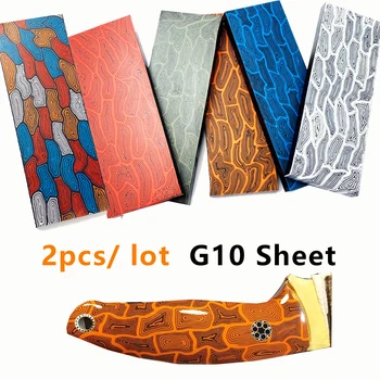 2tk/lot kärjemustriga G10 nuga kaalud toorikud käepide materjal DIY tööriistad epoksüvaik lamineeritud leelismetallid-tasuta klaaskiust