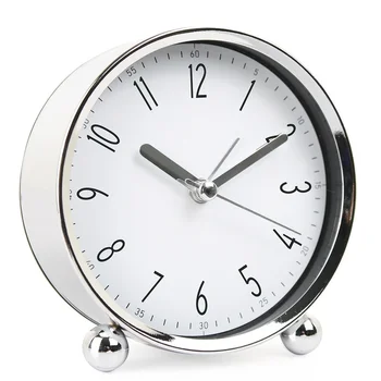 4-tollise Metal Öö Silent Alarm Clock Loominguline Mood Lihtne Digitaalne Äratuskell