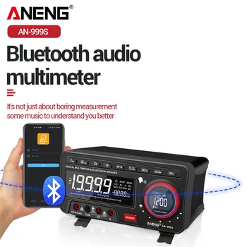 AN888S/AN999SDigital Pink Hääl Multimeeter Bluetooth Tester 19999 Loeb Profesional True Rms Autorange Transistori Arvesti