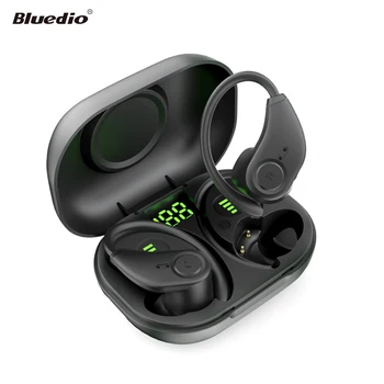 Bluedio S6 Bluetooth Kõrvaklappide V5.1 TWS Traadita Kõrvaklapid Kõrva Konks Sport Earbuds 13mm Juhi HIFI Peakomplekti telefon koos mic