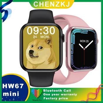 CHENZKJ Smart Watch HW67 mini Bluetooth Kõne Smartwatch Veekindel pulsikell Uusim Fitness Bänd iPhone xiaomi