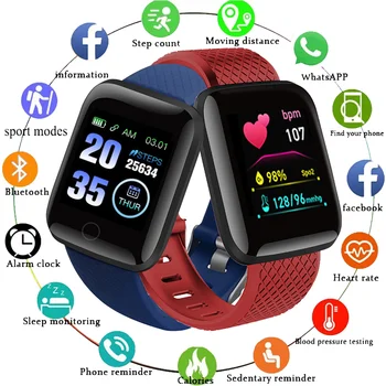 D13 Smart Watch Mehed Vererõhk Veekindel Smartwatch Naised, Lapsed, Südame Löögisageduse Monitor Fitness Tracker Vaata Sport Android