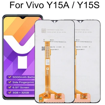 Eest Vivo Y15S Y15A 2021 V2120 LCD Ekraan Puutetundlik Digitizer Assamblee