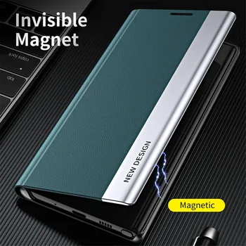 Flip Case For Xiaomi POCO F3 M3 M4 M5 X3 NFC Mi 10 10T Lite Mi 12T 11T Pro Luksus Rahakott Seista Kaane Telefon Coque Magnet Kott