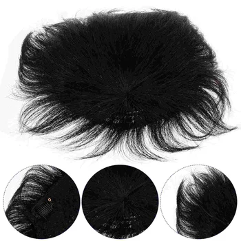 Hairmale Meeste Inimeste Toupee Töö Kiilas Hairpiece Laiendamine Wigsde Võltsitud Cabello Loomulik Pelucas Mens Clip Osa Toppers