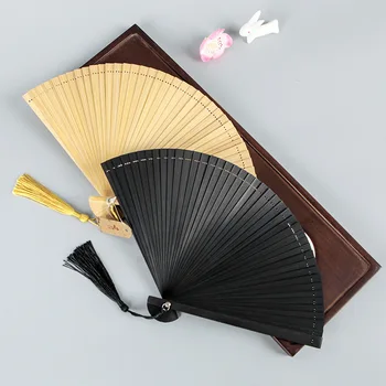 Klassikaline Hiina Stiilis Bambusest Fänn Portable Folding Käsi Fänn Tantsu Performance Decor Tutt Vintage Fänn Kunst Käsitöö