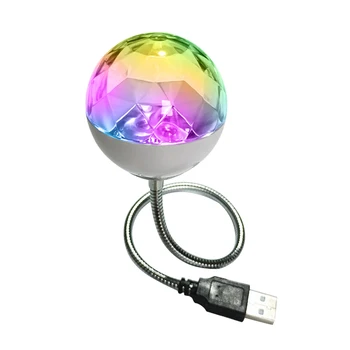 LED Projektsioon Lamp Lapsed Magamistoaga Kodu Pool Decor Projektor Palli Rotatory USB-Disko Etapp Baar Dekoratiivne Valgus