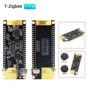 LILYGO® T-Zigbee ESP32-C3 TLSR8258 Zigbee Ultra Low Power asjade interneti Arengu Pardal, WiFi, Bluetooth Smart Moodulit Xiaomi