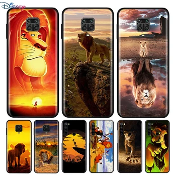 Lion King Xiaomi Redmi Lisa 11 11S 10 9 8 7 6 Pro 5G 4G Silikoonist Pehme Põrutuskindel Musta Telefoni Juhul Coque Capa Kate