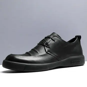 Meeste mood kleit pulm kingad Töötavad Kontoris Pikad äri Oxford nahast kingad D12-45