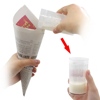 Milk Cup Magic Trikke Piim Kaob Etapp Magic Rekvisiidid Close-Up Bar Street Magic Tool Illusioon Tarvikud Trikk Naljakas Mänguasi