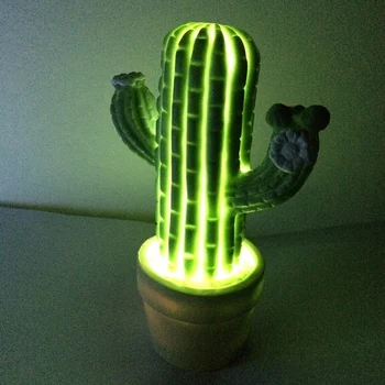 mycyk Uus unikaalne cactus pottidesse nightlight laste tuba teenetemärgi tuled pidulik dekoratsioon silmade kaitse LED Soe Valgus