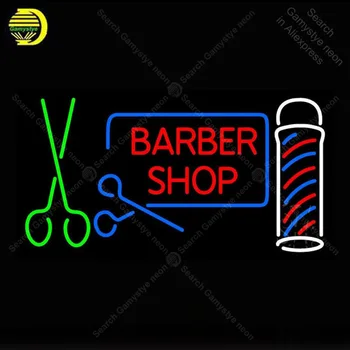 Neoon Märk Barber Shop juuksur Klaas Neoon Valgus laos Ekraani Hotel Neoon seinavalgusti Dekoratiivsed Märk Arcade Isikupärastatud