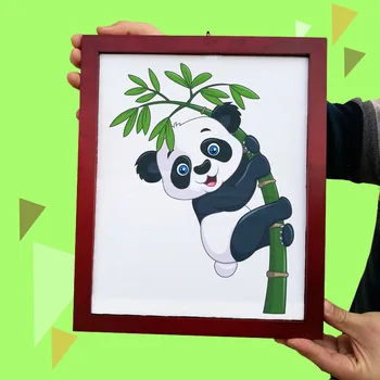 Panda Raami Magic Trikke Palus Panda Mänguasi Ilmuvad Alates Juhatuse Magia Mustkunstnik Etapp Pool Trikk, Rekvisiidid, Mentalism, Illusioon