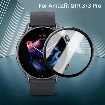 Pehme klaaskiud kaitsekile Kaas Amazfit GTR 3/GTR 3 Pro GTR3 Smart watch Screen Protector Koorega Juhul Tarvikud