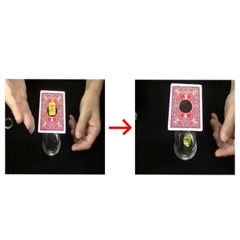 Pliiatsi või Muud Väikesed asjad Läbi Kaardi J. C Magic Trikke Must Auk Magic Trikke Kaardi lähedalt Street Illusioonid Trikkide Mentalis