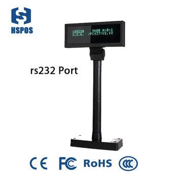 RS232 liides 20*2 VFD Pole klient ekraan laialdaselt pos süsteemi supermarket,hüpermarketi HS-VFD2012s