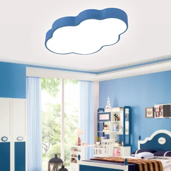 Sinine Pilv laelambid eest, elutuba magamistuba, laste tuba pinnale paigaldatud led lakke lamp kodus De Techo Iluminacion