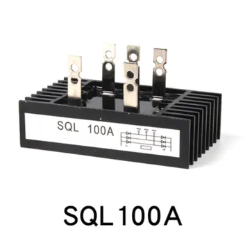 SQL-100A Amp 1000V Heatsink Kuju 3-Faasiline Diood Metal Puhul Bridge Rectifier
