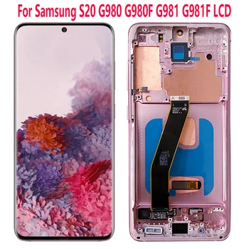 SUPER AMOLED G981 LCD Samsung Galaxy S20 G980 Ekraan Puutetundlik 6.2
