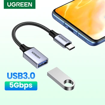 UGREEN USB-C-OTG USB 3.0 Adapter, Tüüp C OTG Kaabel Telefoni Oneplus iPhone 13 12 Pro Xiaomi USB-C-USB OTG Kaabel