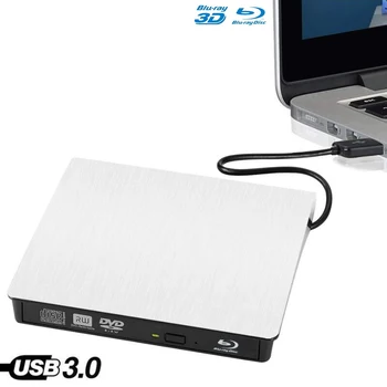 USB3.0 Bluray Drive Väline CD/DVD RW Kirjutaja, BD-ROM-ilt Blu-ray Mängija Optiline seade Kirjanik Apple iMacbook Sülearvuti pc
