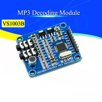 VS1003B VS1053 MP3 Dekodeerimine Moodul, Mikrofon Pea, STM32 Mikrokontrolleri Arengu Pardal Tarvikud