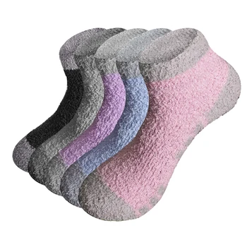 YUEDGE Naiste Fuzzy Sokid Koos Haaratsid Pehme Hubane Kohev Sokid Mitte Tõsta Haigla Suss Sokid Femal Suurused 36-44